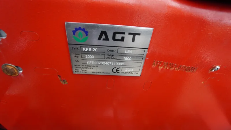 AGT - KFE-20 NEW ELECTRIC FORKLIFT DUPLEX