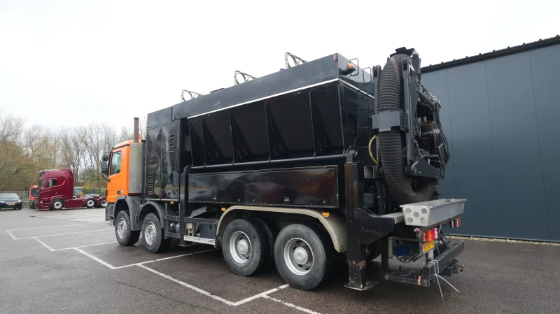 Mercedes-Benz - ACTROS 4144 8X4 RSP 10M3 SAUGBAGGER SUCTION VACUUM