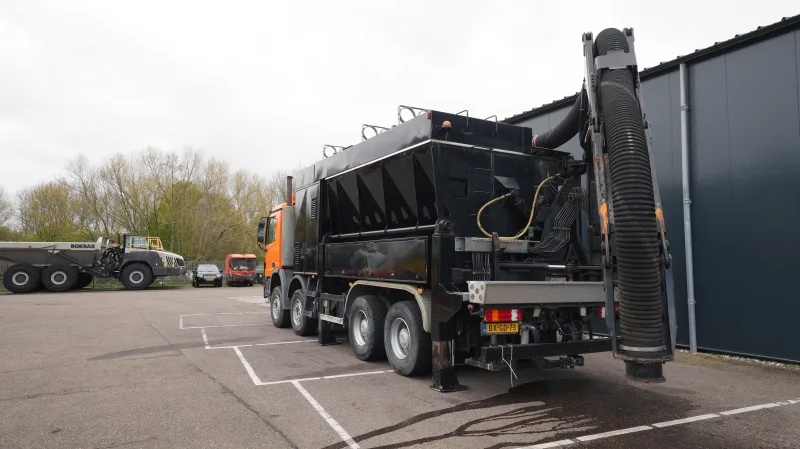 Mercedes-Benz - ACTROS 4144 8X4 RSP 10M3 SAUGBAGGER SUCTION VACUUM