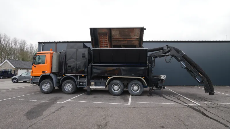 Mercedes-Benz - ACTROS 4144 8X4 RSP 10M3 SAUGBAGGER SUCTION VACUUM