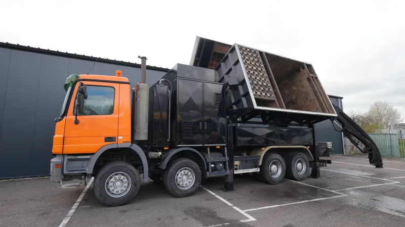 Mercedes-Benz - ACTROS 4144 8X4 RSP 10M3 SAUGBAGGER SUCTION VACUUM