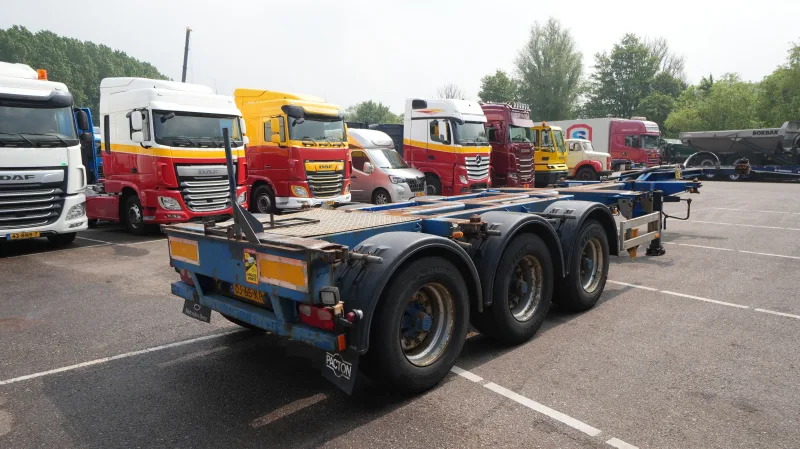 Pacton - 3 axle container chassis extendable trailer