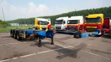 Pacton - 3 axle container chassis extendable trailer