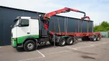 Volvo - FH 460 6x4 combi with Palfinger SRX 47 crane and log transport trailer