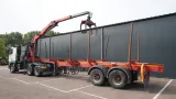 Volvo - FH 460 6x4 combi with Palfinger SRX 47 crane and log transport trailer