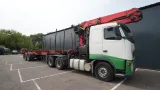 Volvo - FH 460 6x4 combi with Palfinger SRX 47 crane and log transport trailer