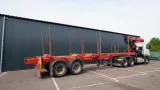 Volvo - FH 460 6x4 combi with Palfinger SRX 47 crane and log transport trailer