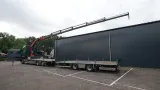 Mercedes-Benz - Actros 2542 6x2 machine/car transport combi with Elenbaas trailer and Palfinger PK 27001 crane 