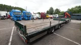 Mercedes-Benz - Actros 2542 6x2 machine/car transport combi with Elenbaas trailer and Palfinger PK 27001 crane 