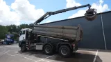MAN - TGS 26.440 6x6 cable system tipper truck with palfinger Q 180Z crane