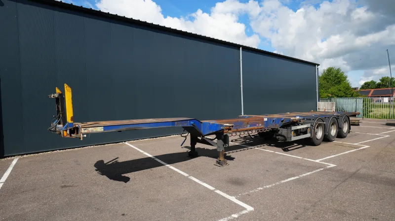 D-tec - 3 axle container chassis extendable trailer