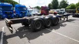 D-tec - 3 axle container chassis extendable trailer