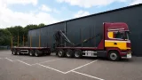 Scania - R 580 V8 8X4 LOGTRANSPORT COMBI WITH KESLA 2112 Z CRANE