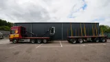 Scania - R 580 V8 8X4 LOGTRANSPORT COMBI WITH KESLA 2112 Z CRANE