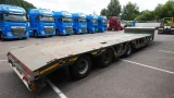 Broshuis - 3 axle semi low loader extendable