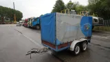 EQUIPE - Taurpalin trailer broken axle!