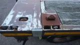 DRACO - 3 axle Flatbed trailer with twistlocks extendable
