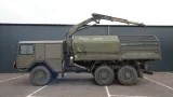 MAN - 20-230 G1 OEAF MANCAT V8 6X6 open box with Palfinger PK 7500 crane 30.100km
