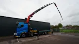 Volvo - FH 540 8x2 flatbed truck with Palfinger PK 92002 crane with PJ125E FLYJIB