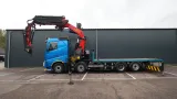 Volvo - FH 540 8x2 flatbed truck with Palfinger PK 92002 crane with PJ125E FLYJIB