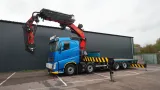 Volvo - FH 540 8x2 flatbed truck with Palfinger PK 92002 crane with PJ125E FLYJIB