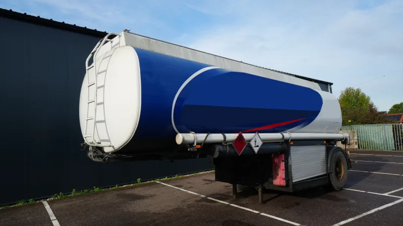 DIJSSEL - 1 axle adr fuel tank trailer 24.000ltr
