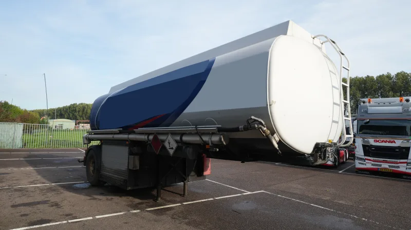 DIJSSEL - 1 axle adr fuel tank trailer 24.000ltr