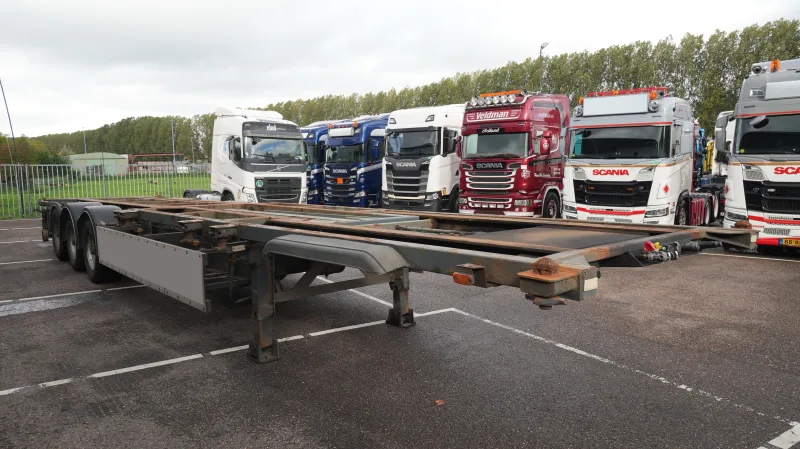 GS Meppel - 3 Axle tipper container trailer 40ft