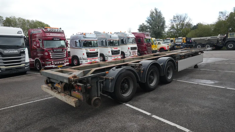 GS Meppel - 3 Axle tipper container trailer 40ft